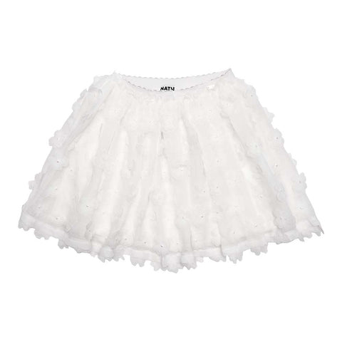 WOVEN SKIRT WEISS WHITEEVENT - NATH KIDS - Sesso: Bambina - Colore: Bianco - Stagione: Primavera-Estate