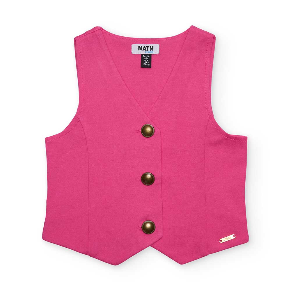 Scopri il gilet perfetto per la tua bambina! Della linea elegante di Nath Kids, questo gilet è un...