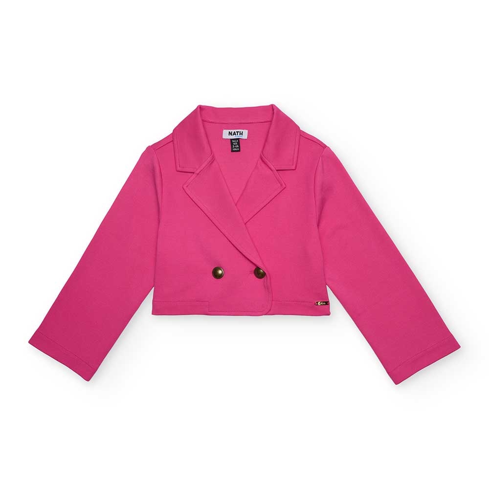 Giacca della Linea Abbigliamento Bambina Nath Kids, con bottoni dorati ed in tessuto morbido.

Co...