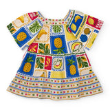 DRESS MANGO FRUITMARKET - NATH KIDS - Sesso: Bambina - Colore: Giallo - Stagione: Primavera-Estate