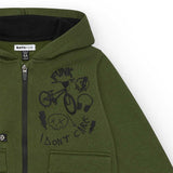 FULL ZIPPED HOODIE CROSS CITY EXPLORER - NATH KIDS - Colore: uni - Stagione: Autunno-Inverno