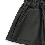 FAUX LEATHER SHORT CARMELA DIVE INTO THE NIGHT - NATH KIDS - Sesso: Bambina - Colore: uni - Stagione: Autunno-Inverno