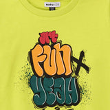 SWEATSHIRT BANSKY FAST DELIVERY - NATH KIDS - Colore: Giallo - Stagione: Autunno-Inverno