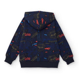 Zipper-Sweatshirt mit Kapuze