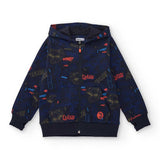 Zipper-Sweatshirt mit Kapuze