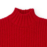 KNITTED VEST QUEEN NORTH CAMPUS - NATH KIDS - Sesso: Bambina - Colore: Rosso - Stagione: Autunno-Inverno