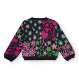 SWEATER PATCHWORK FUN DAY - NATH KIDS - Sesso: Bambina - Colore: Blu - Stagione: Autunno-Inverno