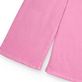 WEITE TWILL-HOSE TULPENBLUMEN-OPULENZ