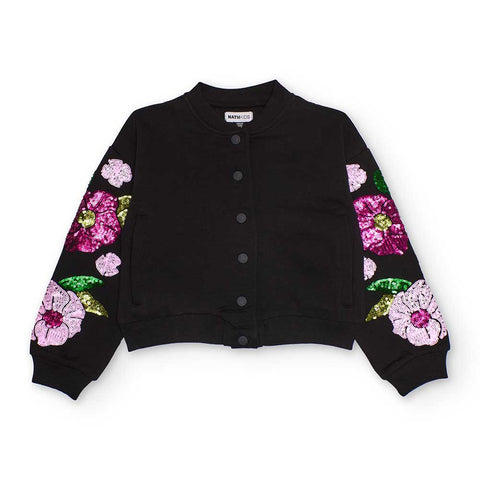 BOMBERJACKE JASMINE FLORAL OPULENCE