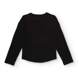 LONG SLEEVE T-SHIRT MAYA BLACK SWAN - NATH KIDS - Sesso: Bambina - Colore: Nero - Stagione: Autunno-Inverno