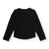 LONG SLEEVE T-SHIRT MAYA BLACK SWAN