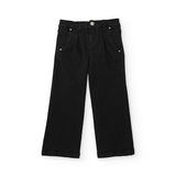 TWILL-HOSE MIT AUSGELAUFENEM SCHNITT