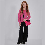 TWILL-HOSE MIT AUSGELAUFENEM SCHNITT
