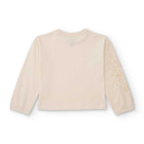 LANGÄRMELIGER PULLOVER MIT BLUMEN