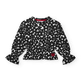 LANGÄRMLIGES BLUMENSHIRT