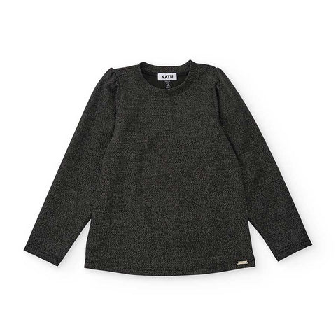 LANGARMIGES LUREX-SHIRT