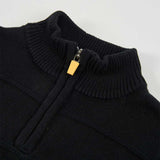 Baumwoll-Reißverschluss-Pullover