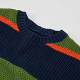 Gestrickter Rundhalspullover