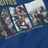 GEDRUCKTES RUNDHALS-SWEATSHIRT