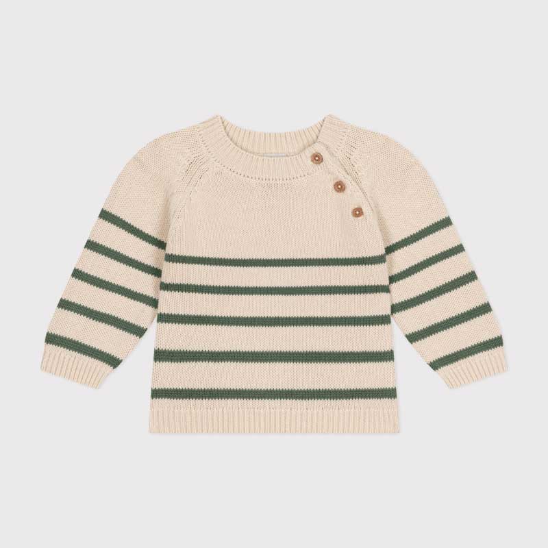 
Pullover aus der Kinderbekleidungslinie Petit Bateau, gestrickt aus Baumwolle mit platzierten St...