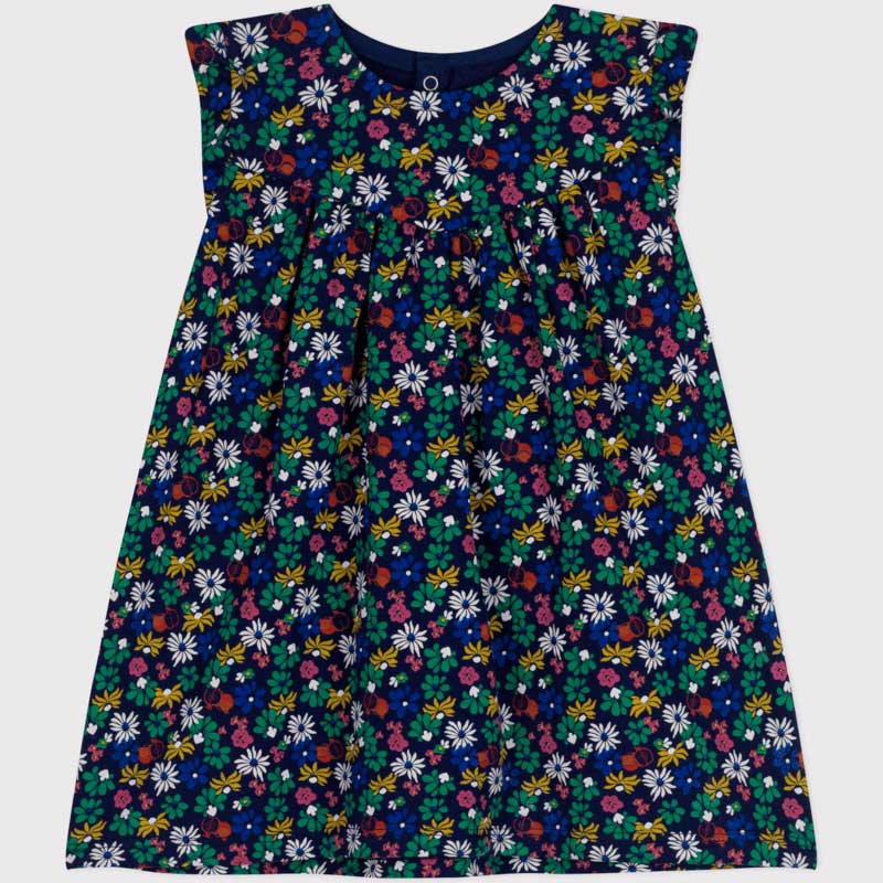
Ärmelloses Kleid aus der Petit Bateau Girls' Clothing Line mit Blumenprint.
Feminine Details mit...