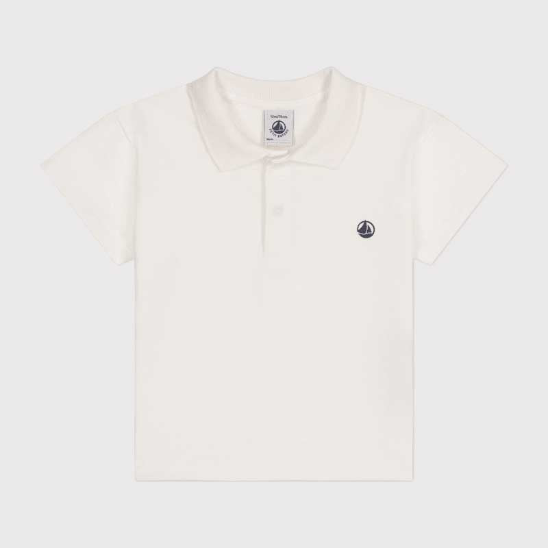 
Kurzärmeliges Poloshirt aus Jersey der Kinderbekleidungslinie Petit Bateau.
Druckknopfverschluss...