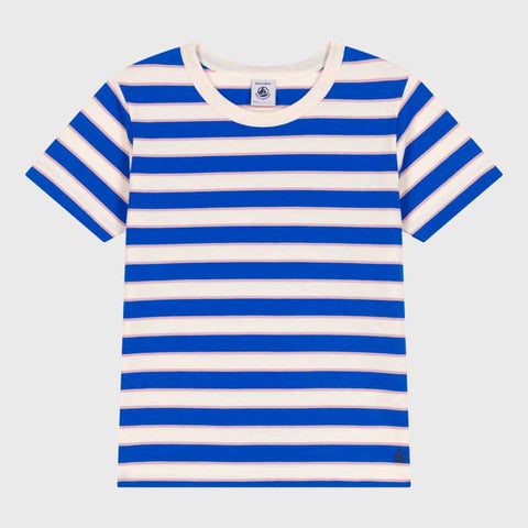 TEE SHIRT MC - PETIT BATEAU - Sesso: Bambina - Colore: Azzurro - Stagione: Primavera-Estate