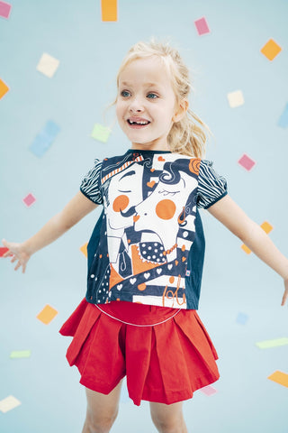 KIWI SHORTS UNICO - ROSALITA SENORITAS - Sesso: Bambina - Colore: uni - Stagione: Primavera-Estate