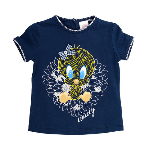 T-SHIRT - SILVIAN HEACH - Sesso: Bambina - Colore: Blu - Stagione: Primavera-Estate