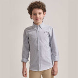 Camicia a righe da ragazzo