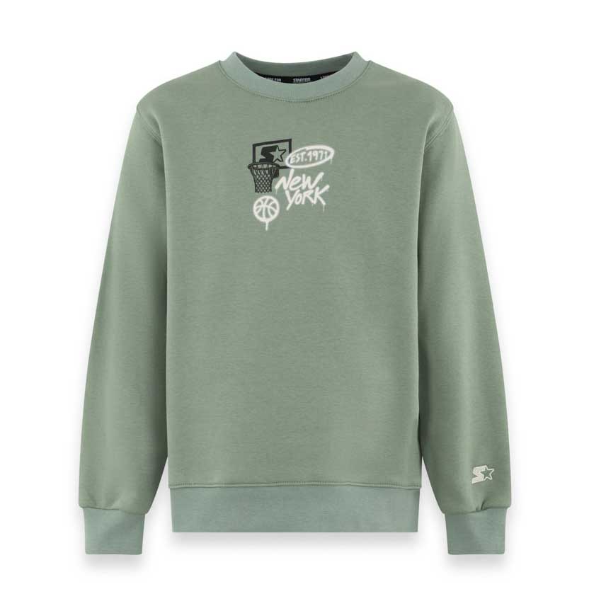 Entdecke das Rundhals-Sweatshirt von Starter, konzipiert für den Komfort und Stil der Kleinsten. ...