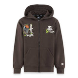 Sweatshirt mit Kapuze und durchgehendem Reißverschluss