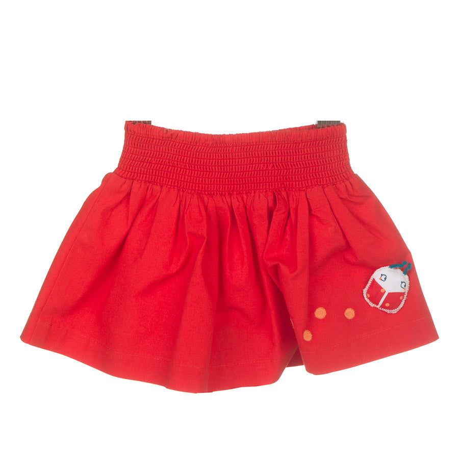 
  Einfarbiger Rock aus der Tuc Tuc Girl-Modelinie mit weitem Schnitt
  und elastische Taille.


...