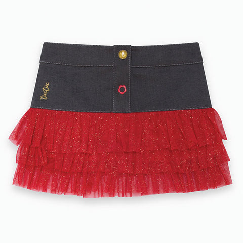 GONNA JEANS E TULLE - Tuc Tuc - Sesso: Bambina - Colore: uni - Stagione: Primavera-Estate