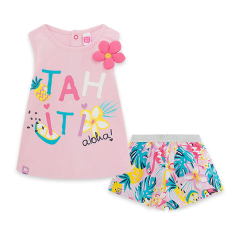T-SHIRT E PANTALONICINI JERSEY - Tuc Tuc - Sesso: Bambina - Colore: uni - Stagione: Primavera-Estate