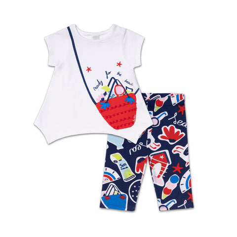 T SHIRT E LEGGINGS CAPRI JERSEY - TUC TUC - Sesso: Bambina - Colore: uni - Stagione: Primavera-Estate