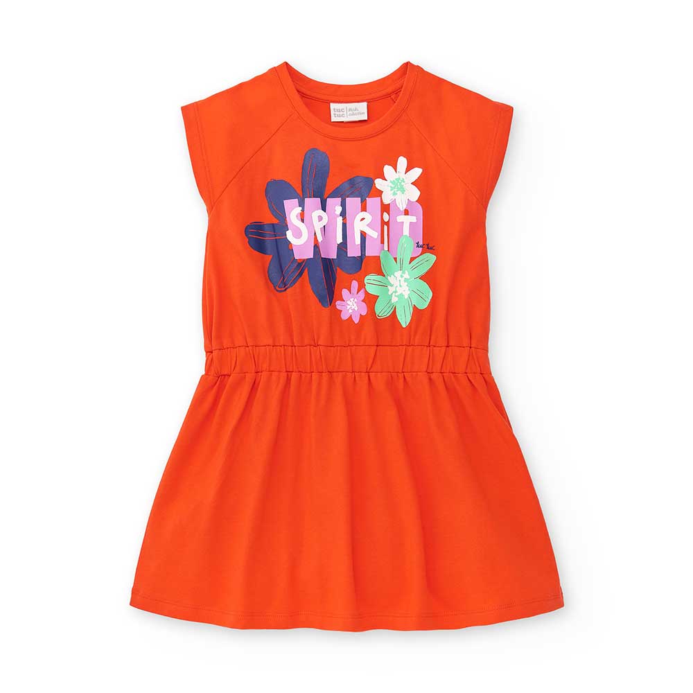 
Kleid aus der Kinderbekleidungslinie Tuc Tuc, mit elastischem Bund und mehrfarbigem Aufdruck auf...