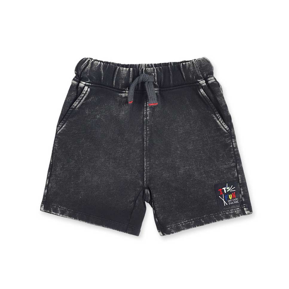 Bermuda der Kinderbekleidungslinie Tuc Tuc, aus weichem Stoff, mit seitlichen Taschen und Kordelz...