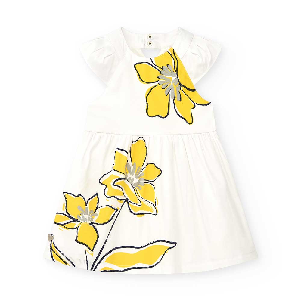 Abitino Linea Abbigliamento Bambina Tuc Tuc, con taglio in vita e ampia scollatura sul dietro. Su...