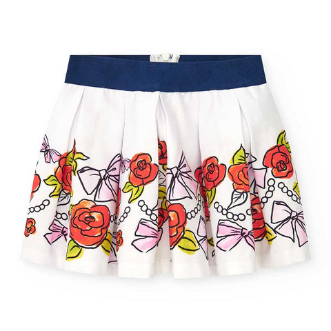 GONNA TELA COTONE - TUC TUC - Sesso: Bambina - Colore: Bianco - Stagione: Primavera-Estate