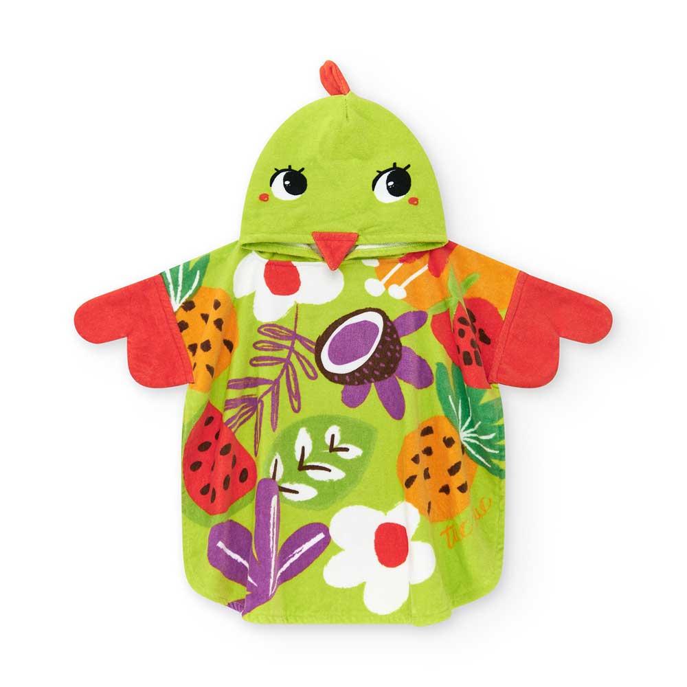 Poncho aus der Tuc Tuc Girls' Clothing Line in leuchtenden Farben.
Zusammensetzung: 100% Baumwolle