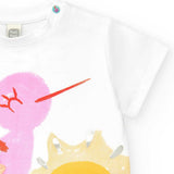 JERSEY T SHIRT E LEGGINGS CICLISTA - TUC TUC - Sesso: Bambina - Colore: Bianco - Stagione: Primavera-Estate