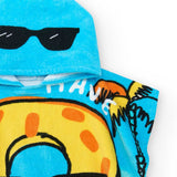 STRANDTUCH-PONCHO
