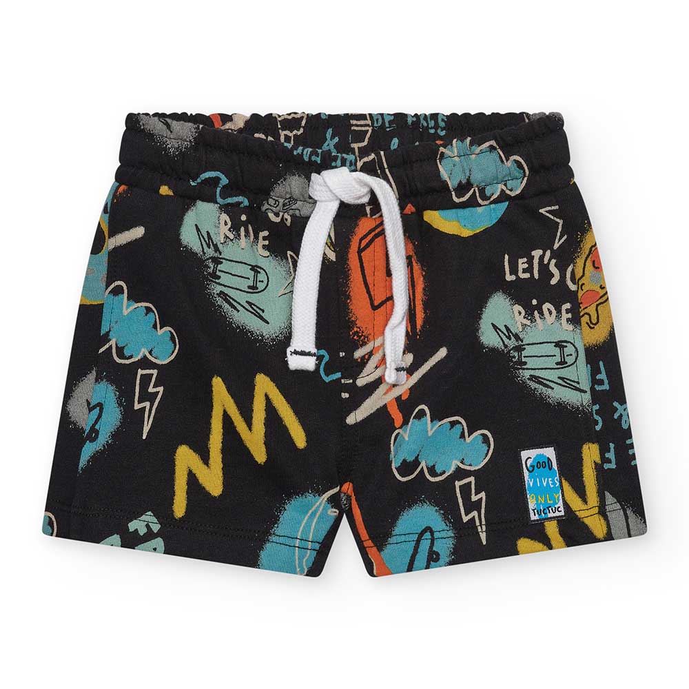 Bermudashorts aus der Tuc Tuc Kinderbekleidungslinie, in Sweatshirt-Optik mit Kordelzug in der Ta...
