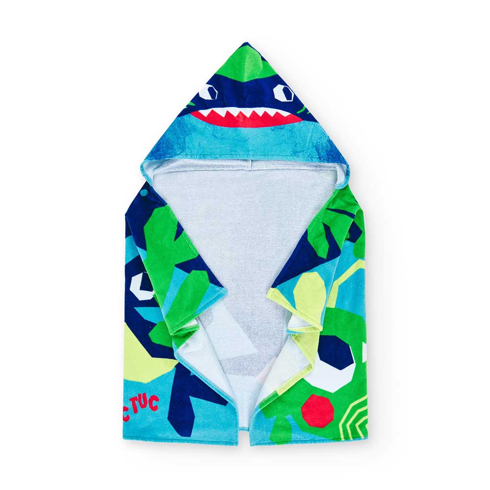 Strandponcho aus der Tuc Tuc Kinderbekleidungslinie, mit mehrfarbigem Muster.
Zusammensetzung: 10...