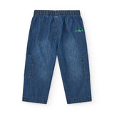 BAUMWOLL-LEINENHOSE