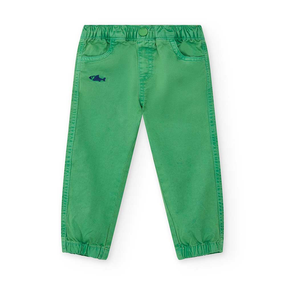 Hose aus der Kinderbekleidungslinie Tuc Tuc, mit elastischem Bund und verstellbarer Weite.
Zusamm...