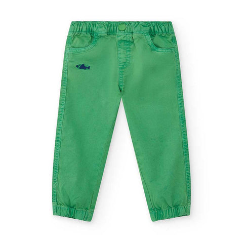 BAUMWOLL-LEINENHOSE