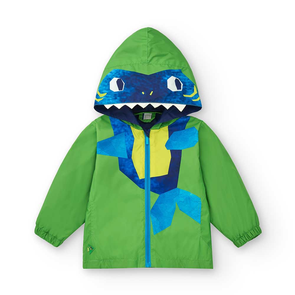 Windbreaker jacket from the Tuc Tuc Children's Clothing Line, with hood and zip closure. Fluoresc...