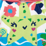 STRANDTUCH-PONCHO